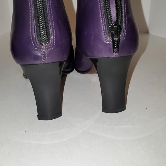 Jonathan Martin Women's Leather Juliet Zip Ankle Booties Size 9.5 - Picture 7 of 11